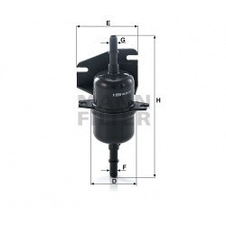 MANN фильтр топливный FIAT Albea 1.4 8v (350A1000) 05-